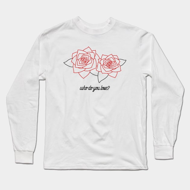 MONSTA X 'Who do you love?' Long Sleeve T-Shirt by KPOPBADA